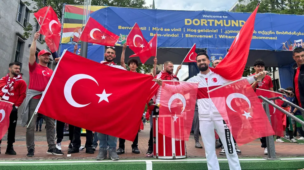 Les supporters « incroyables » de Turquie font sentir leur présence à l&rsquo;Euro 2024