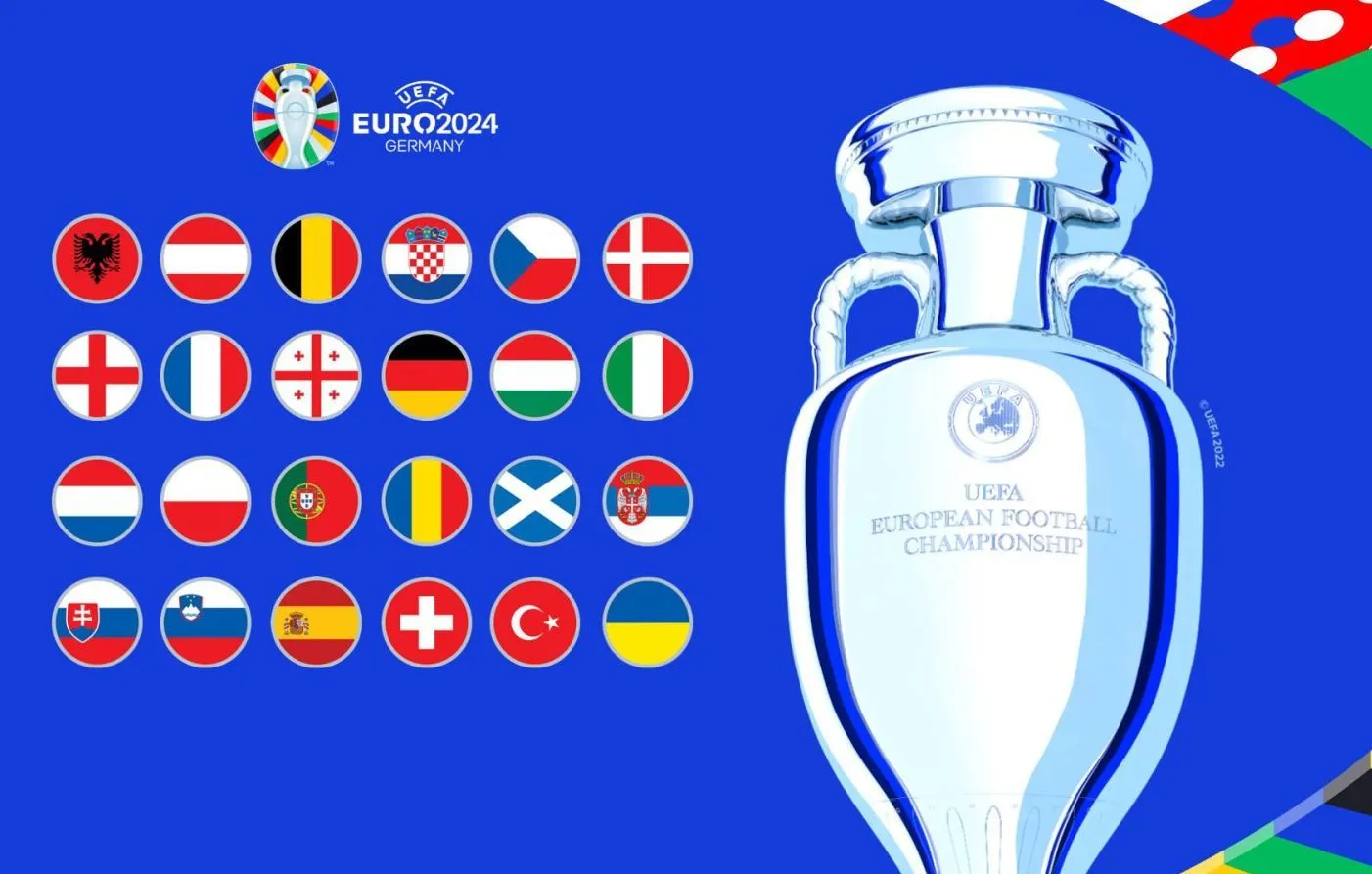 Euro 2024 : Le calendrier complet de tous les matches (date, heure, chaînes de diffusion…)