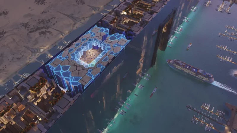 Les plans saoudiens pour 2034 prévoient un stade à 350 m au-dessus du sol