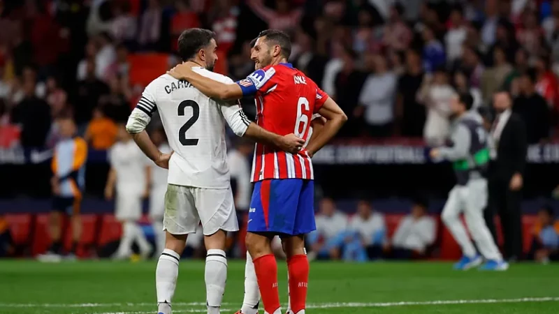 Correa égalise le derby qui aurait pu se terminer