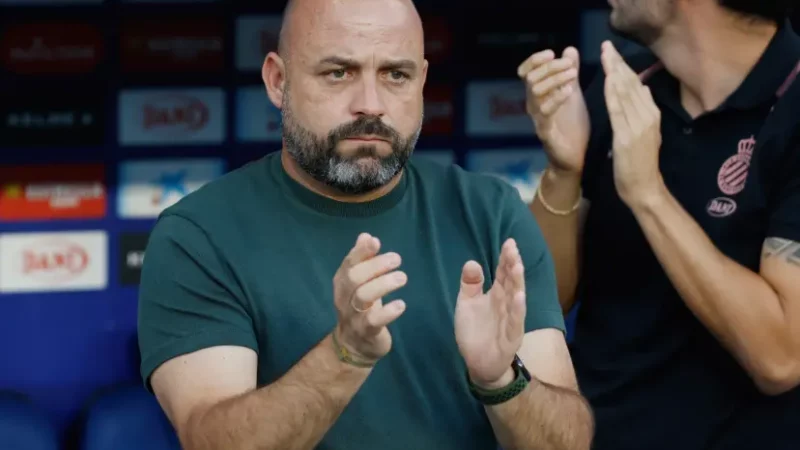 Manolo González : « Le derby à Montjuïc ? Nous jouerons à la maison »