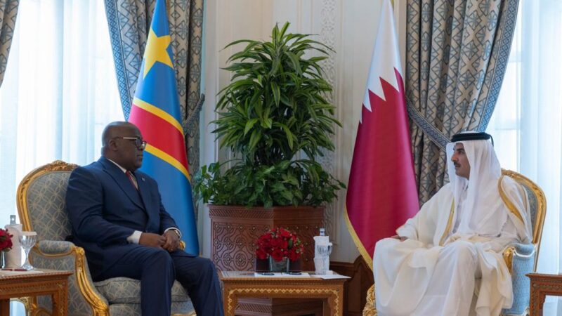 Le Qatar au secours du président congolais Félix Tshisekedi
